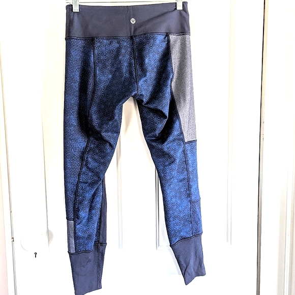 Lululemon Wunder Under Pant Sashiko Star Inkwell Size 6 NWOT - Picture 6 of 9